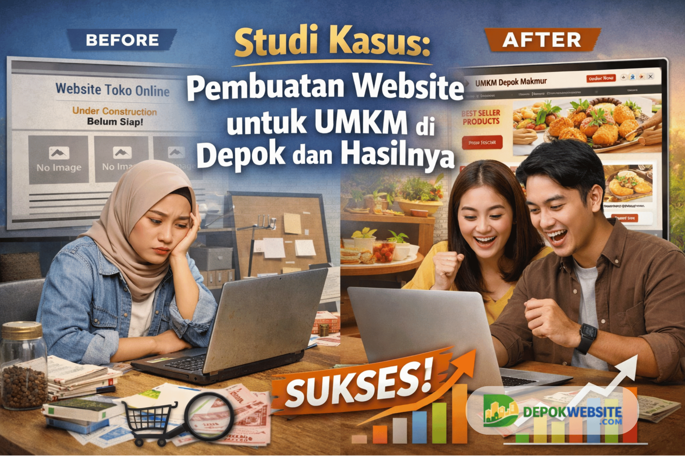 Studi Kasus: Pembuatan Website untuk UMKM di Depok